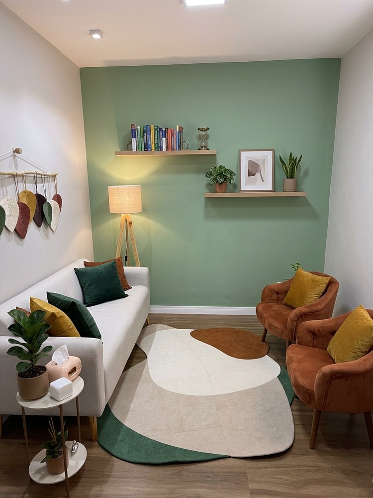 Ambiente acolhedor de atendimento
